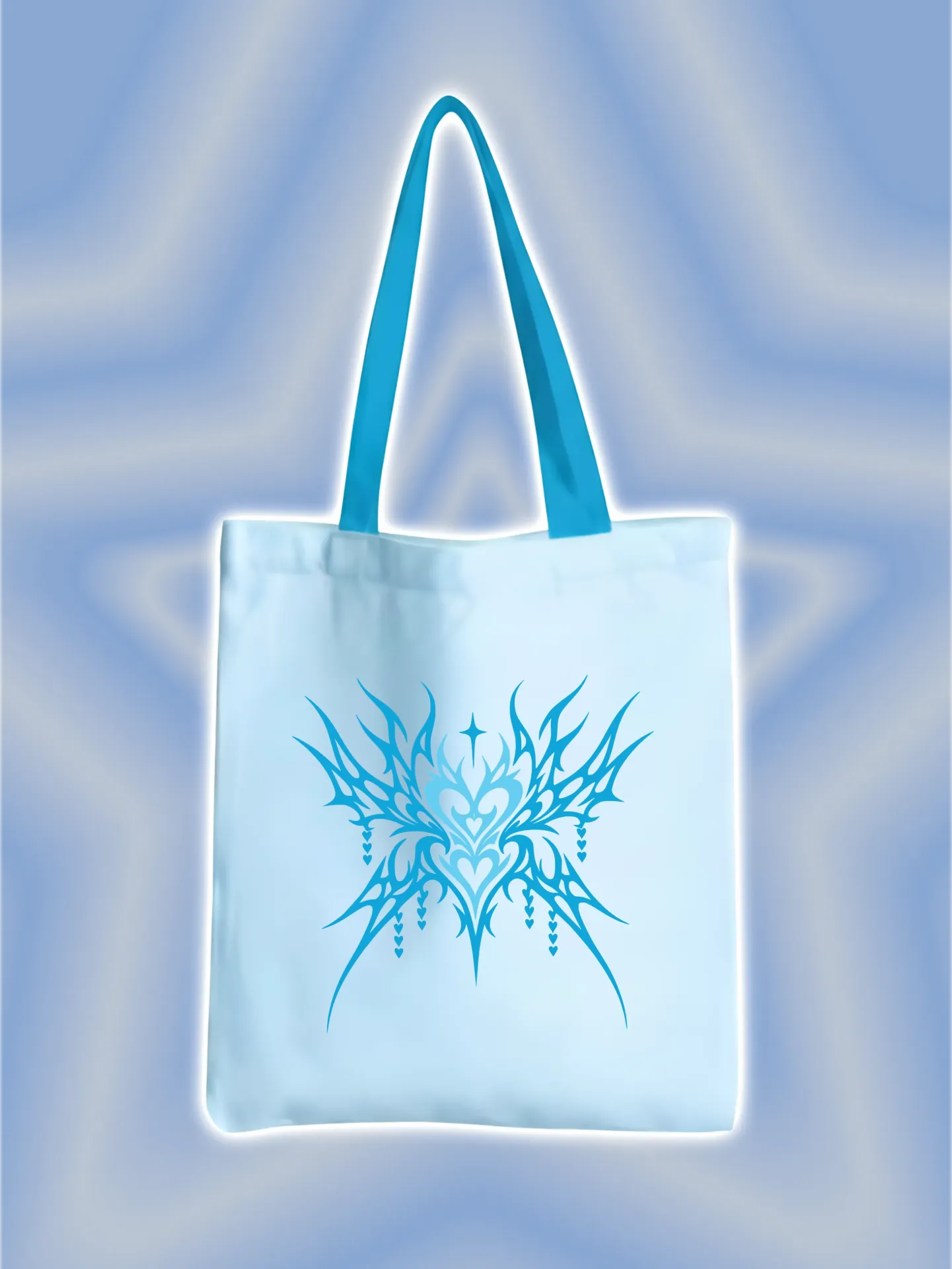 Angellise Designer Tote Bag (Blue)