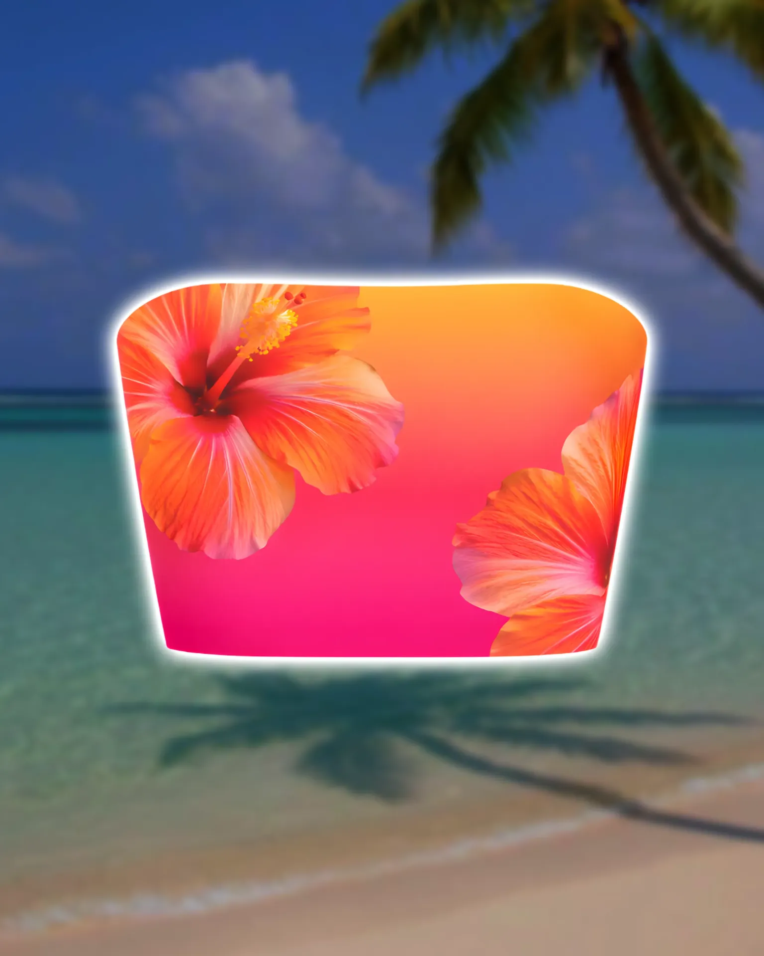 Tropical Sunflora Tube Top