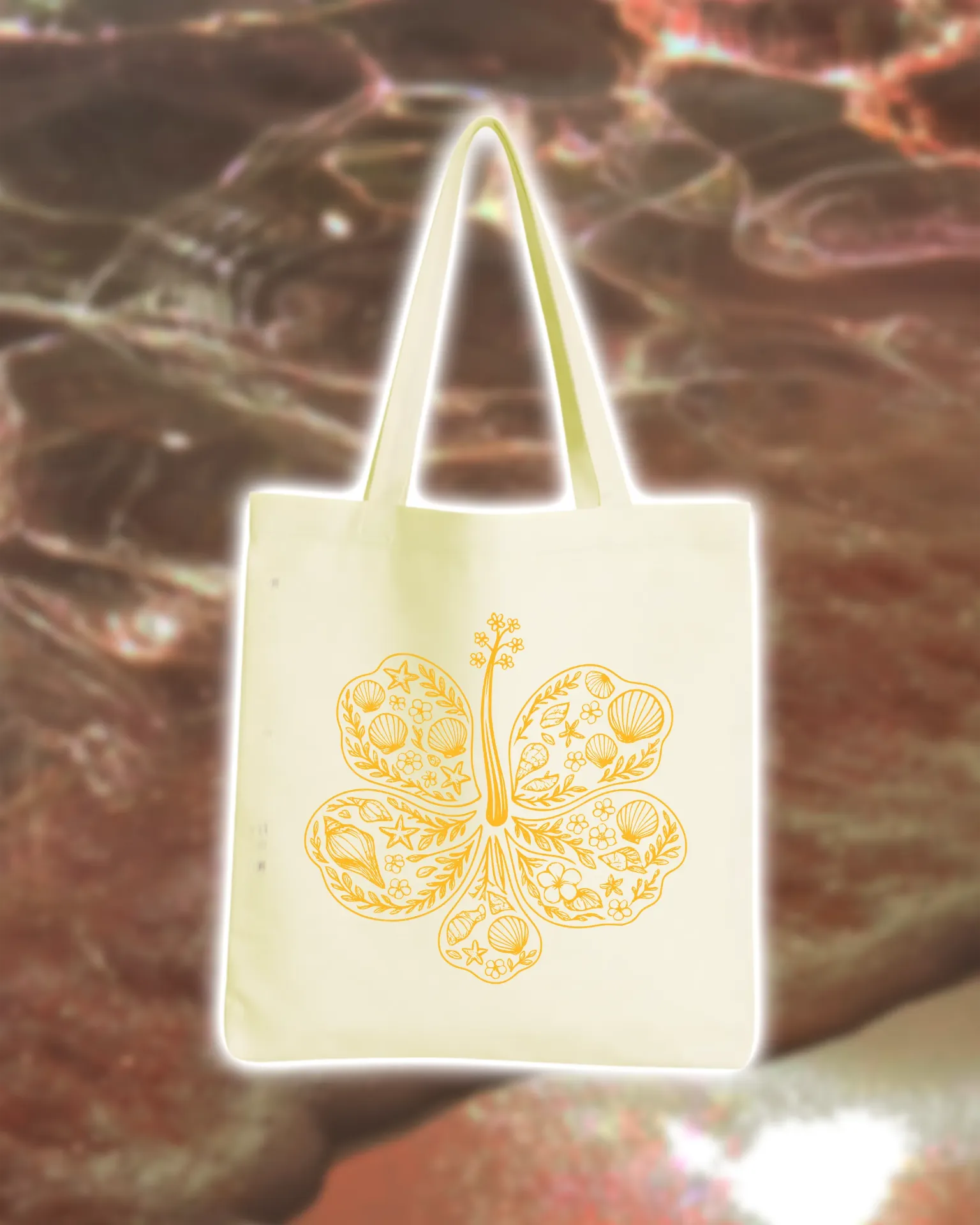 Salt-kissed Coloured Tote Bag