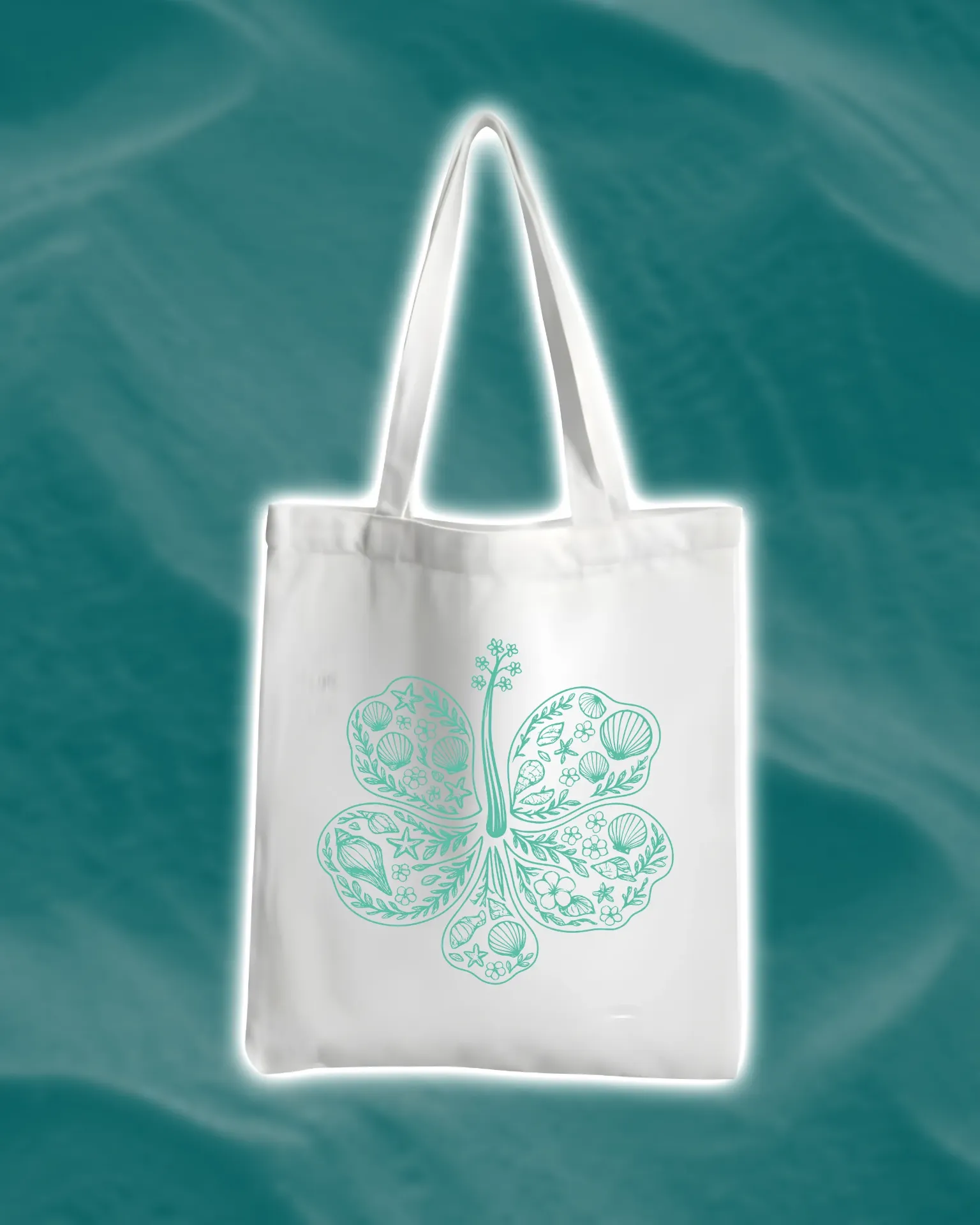 Salt-kissed Plain Tote Bag