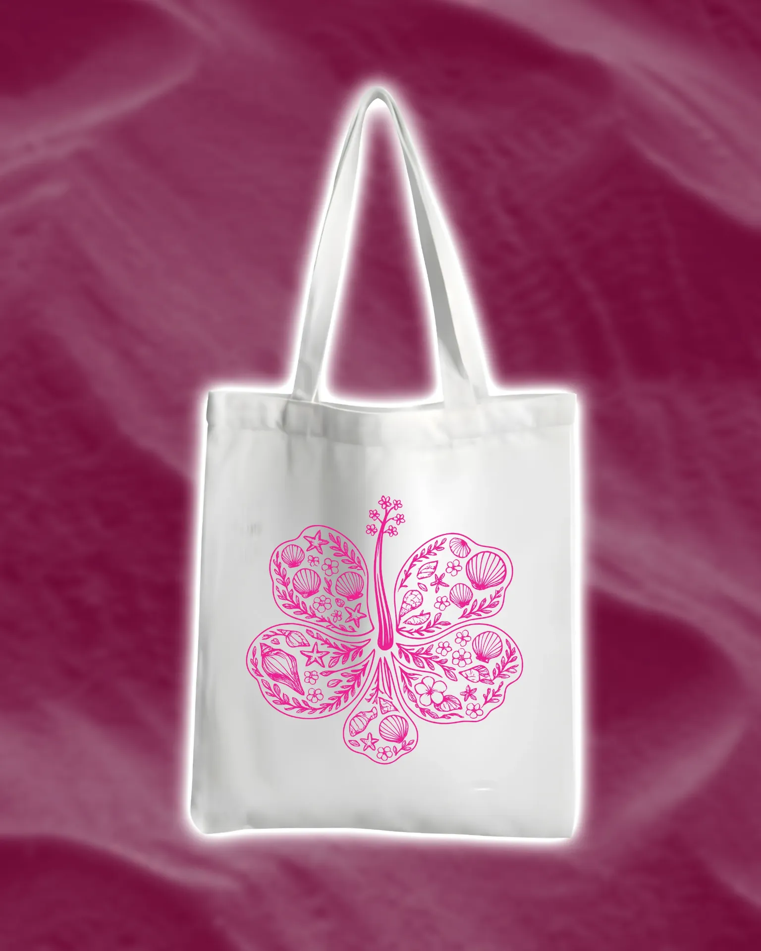 Salt-kissed Plain Tote Bag