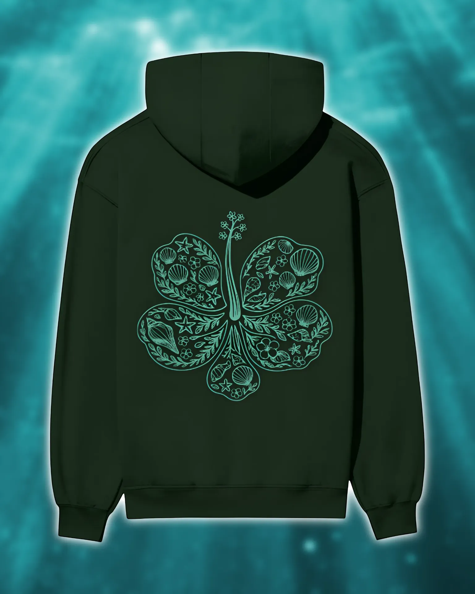 Coastal Green Charm Hoodie