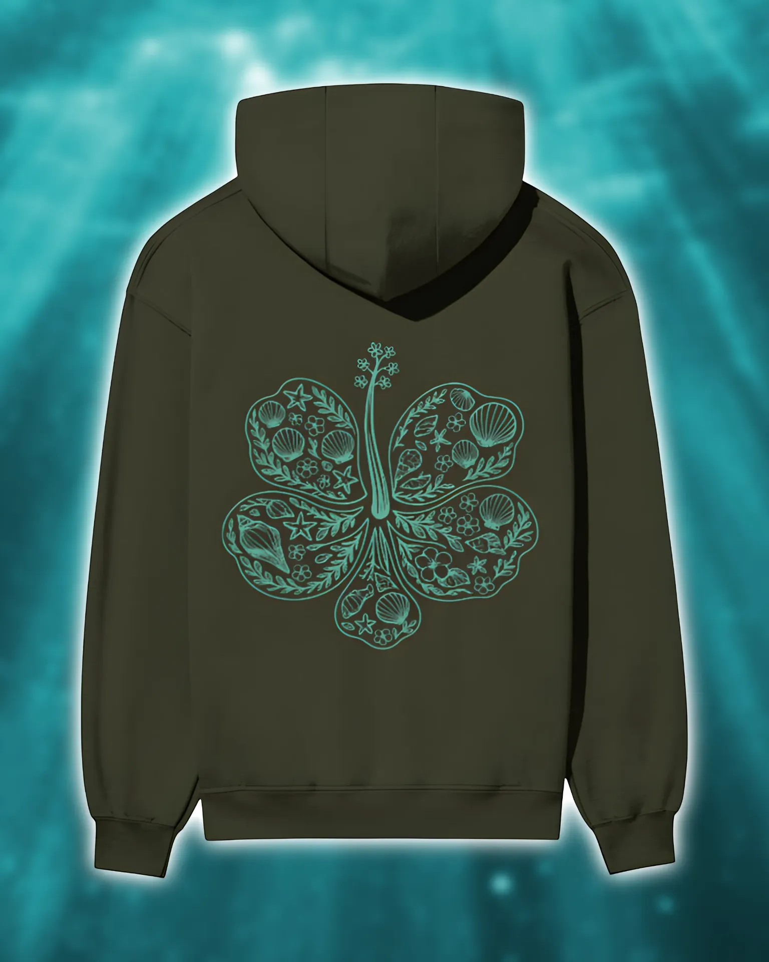 Coastal Green Charm Hoodie