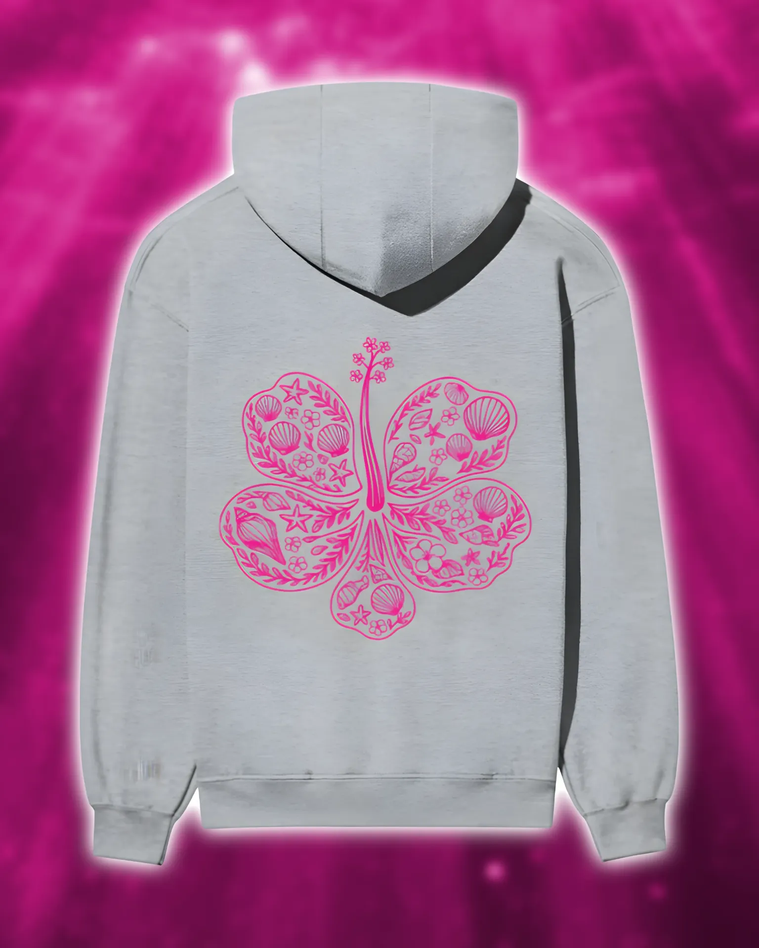 Coastal Pink Charm Hoodie