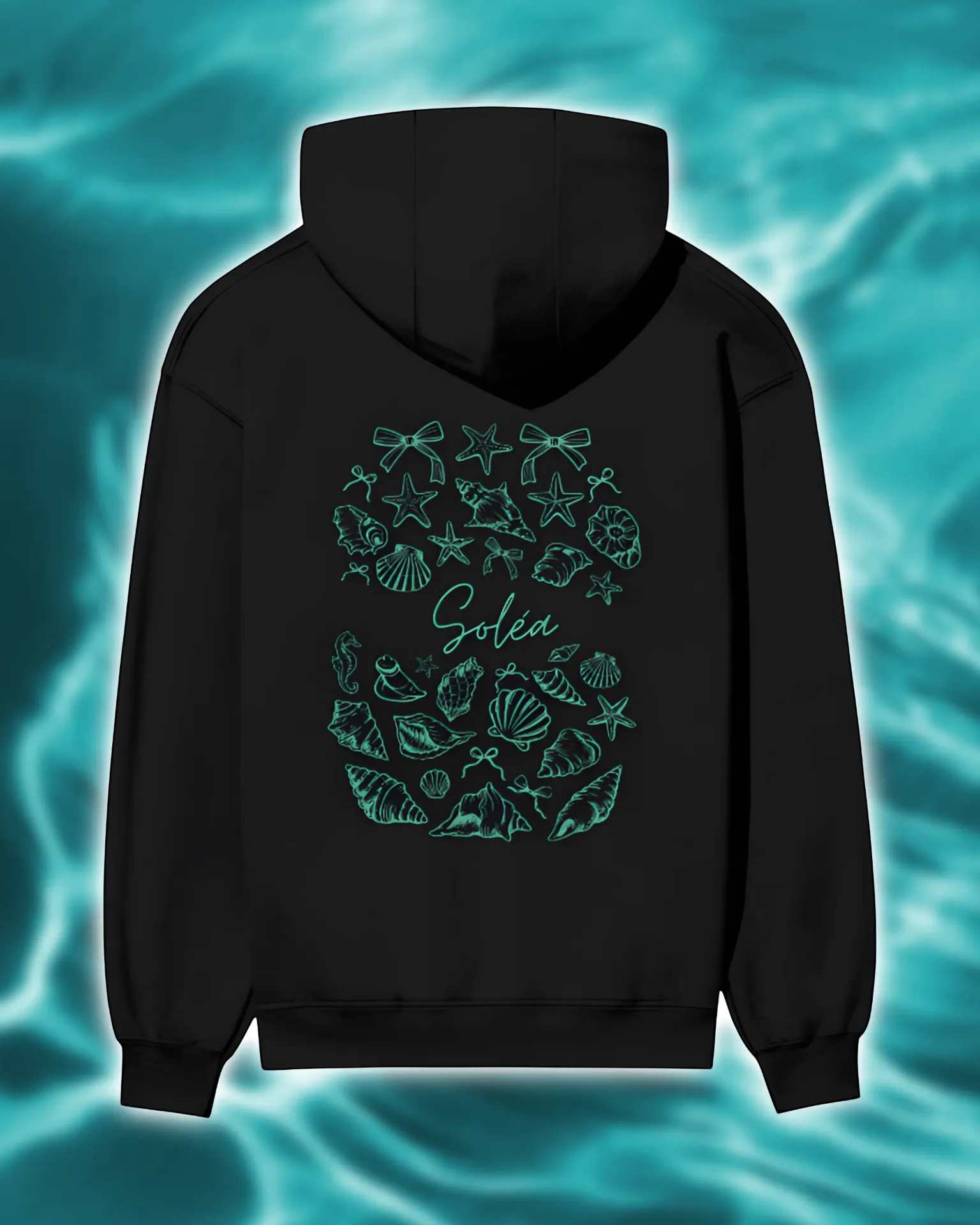 Soléa Shellscript Green Hoodie