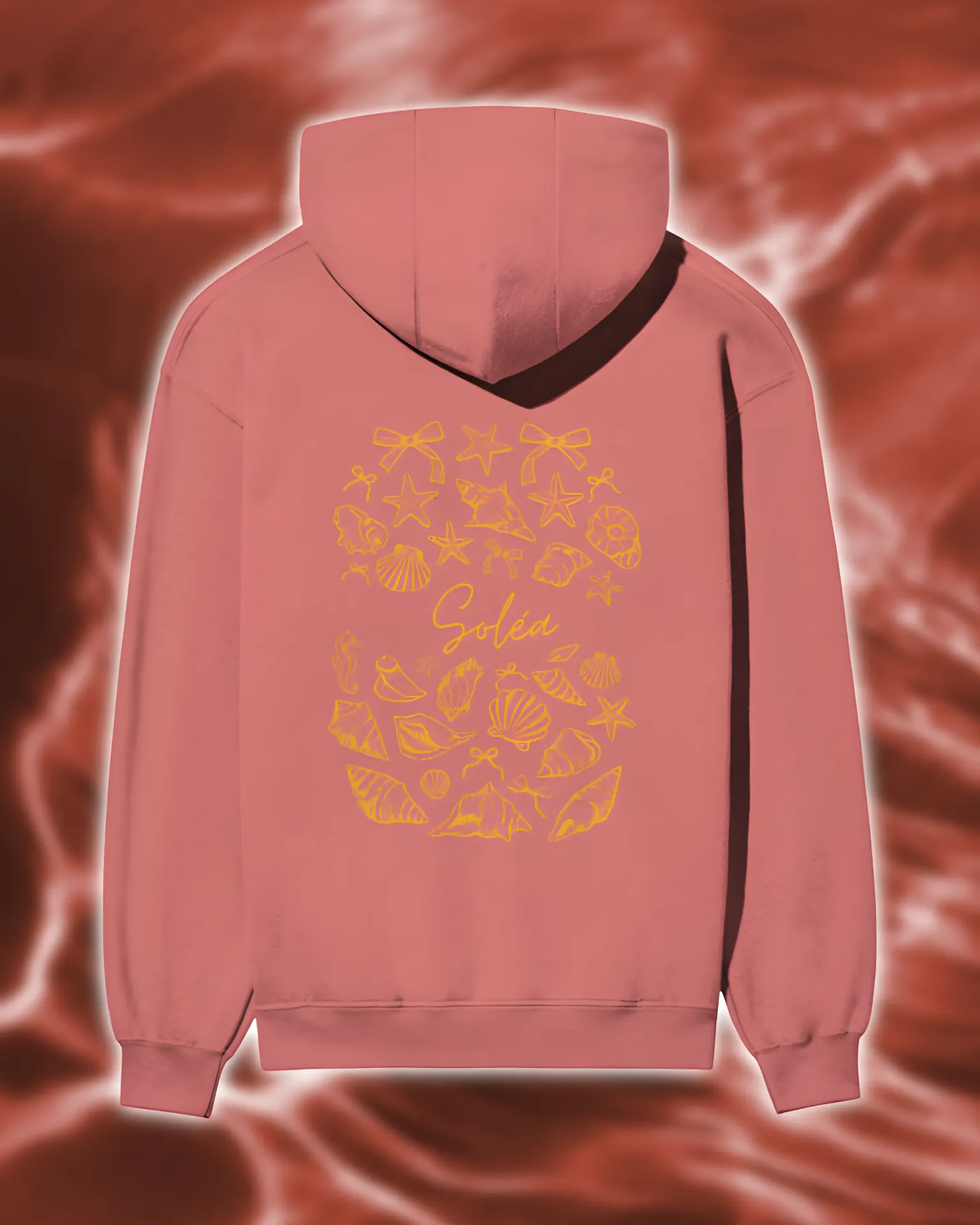 Soléa Shellscript Yellow Hoodie