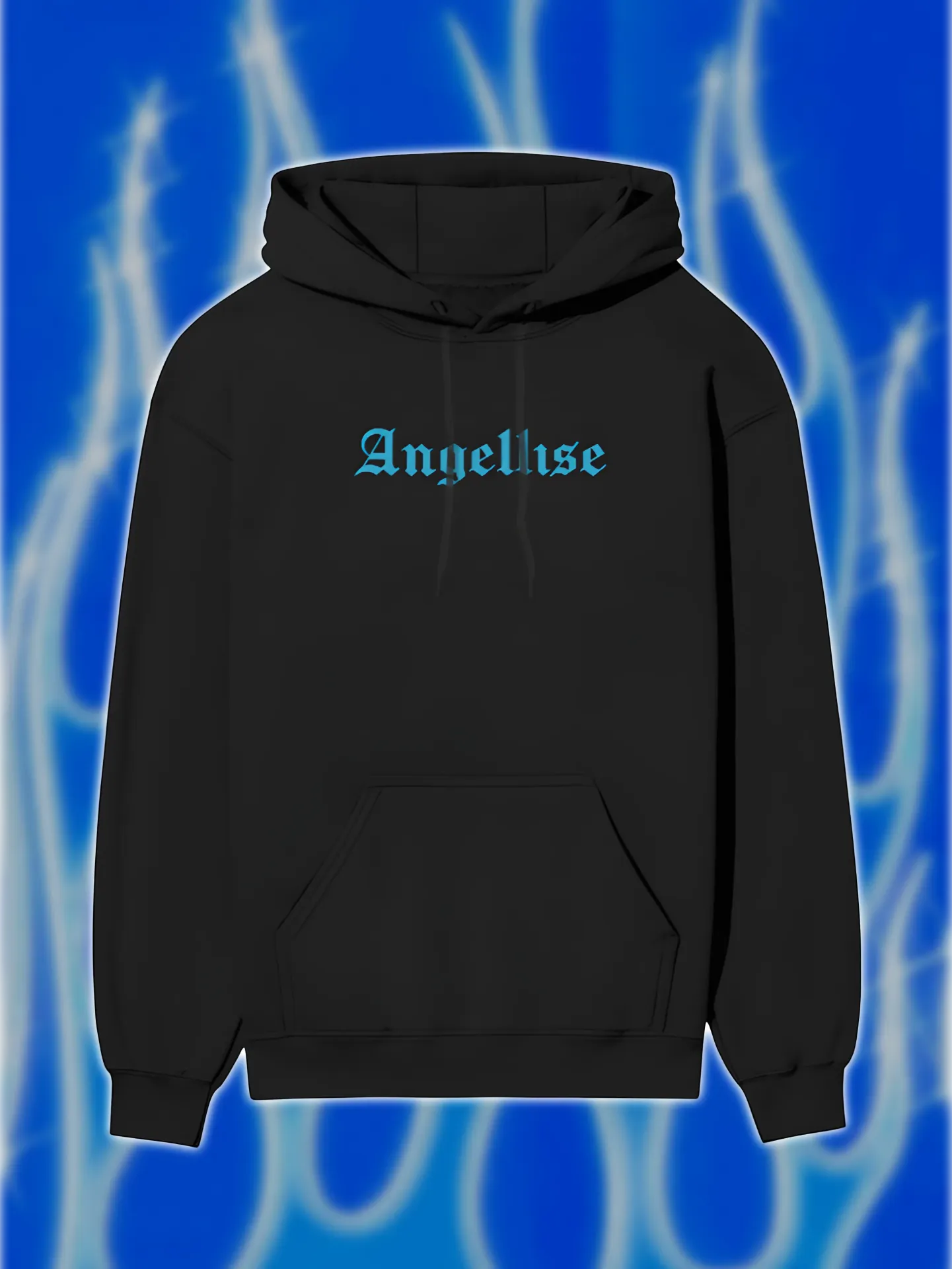 Angellise Blue Winged Hoodie