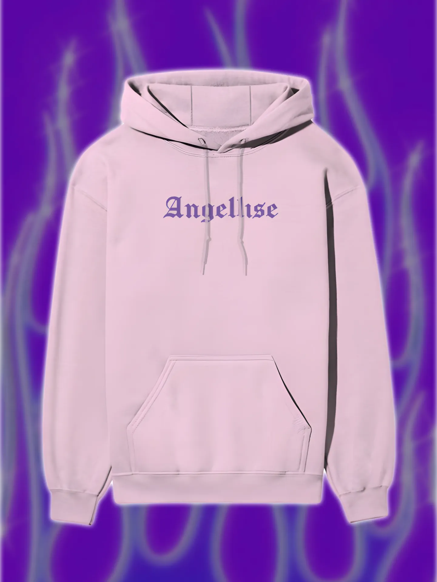 Angellise Purple Winged Hoodie
