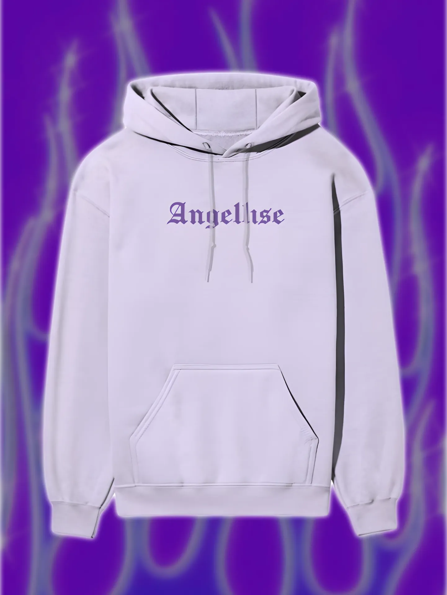 Angellise Purple Winged Hoodie