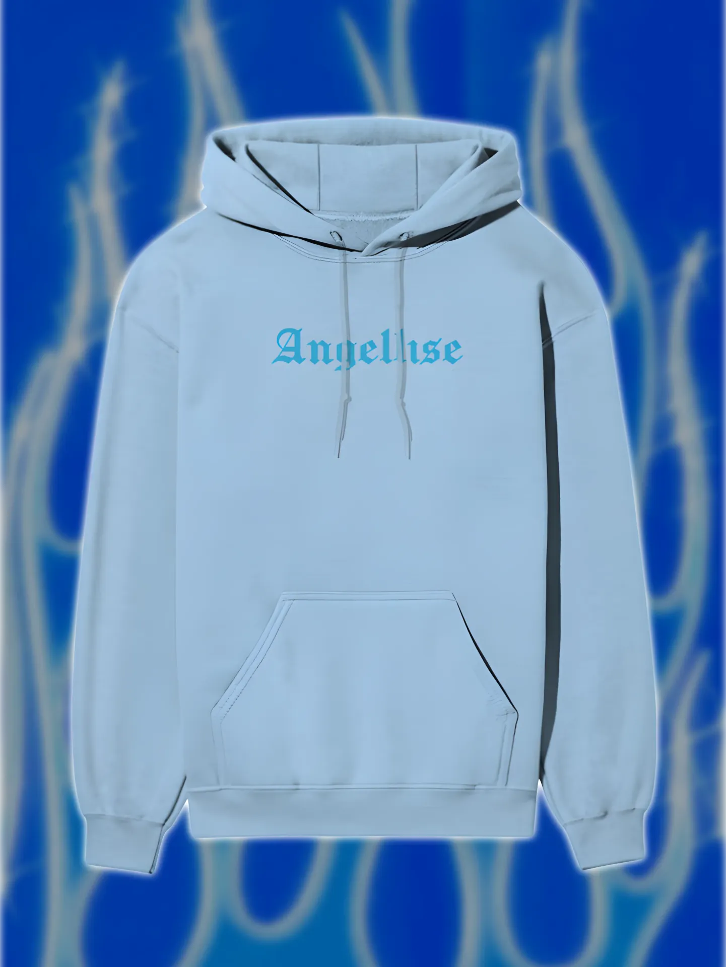 Angellise Blue Winged Hoodie