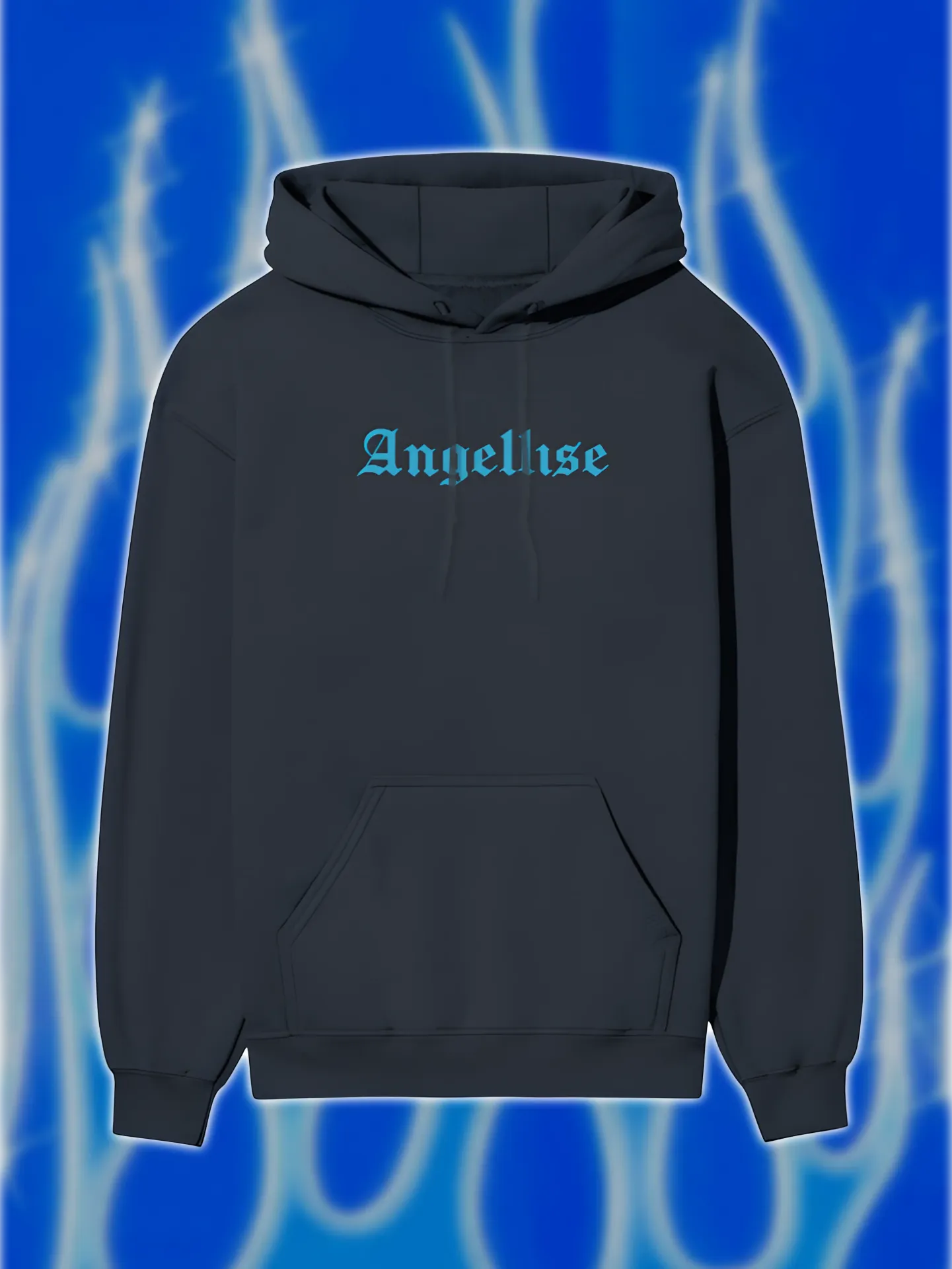 Angellise Blue Winged Hoodie